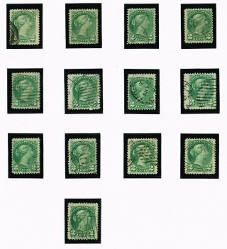 4 - PAGES CANADA SMALL QUEENS F - VF (JNE29,  9 2