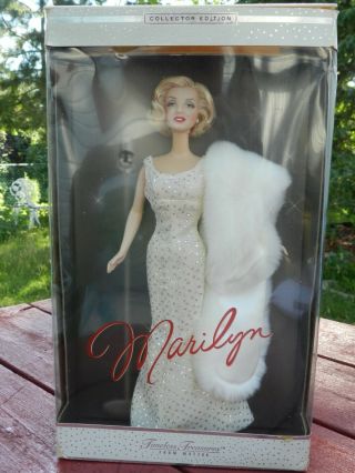 Marilyn Monroe Barbie Doll Happy Birthday Mr.  President Pre - Own Timeless Trea