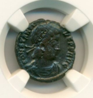Roman Empire Constantius II AD 337 - 361 BI Nummus Ch VF NGC 2