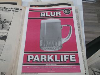 Blur Parklife Single Release Poster 1994 Framing