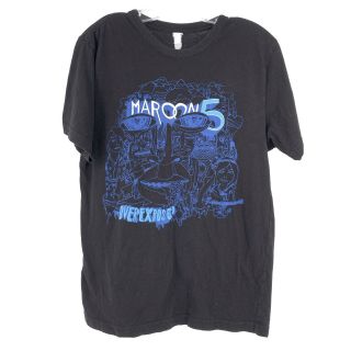 Maroon 5 Overexposed 2013 Concert Tour Band Tee Tshirt Womens