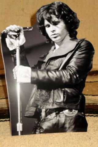 Jim Morrison " The Doors " Rock Star Tabletop Display Standee 10 1/2 " Tall