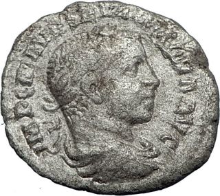 Severus Alexander 222ad Silver Authentic Ancient Roman Coin Victory I69954