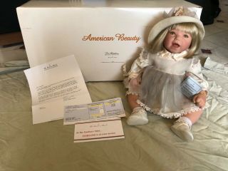 Lee Middleton 21 " American Beauty Doll By The Danbury,  With Cert
