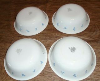 Set of 4 Corelle PROVINCIAL BLUE Cereal/Soup Bowls 6 1/4 
