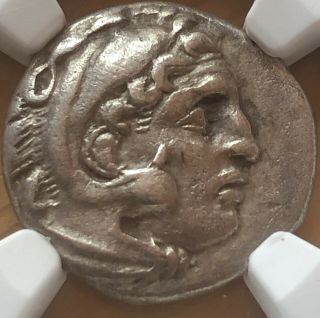 Alexander The Great Iii Ar Silver Drachm Coin Early Posthumous Issue Choice Vf