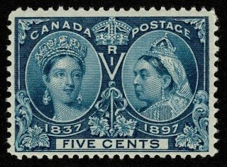 Canada Stamp Scott 54 5c Diamond Jubilee Issue 1897 Nh Og Never Hinged