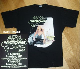 Sheryl Crow Wildflower Vintage London Uk Concert Tour 2005 Medium T Shirt