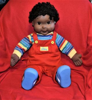 Vintage My Buddy Doll African American Black 22 " 1985 By Hasbro W Shoes