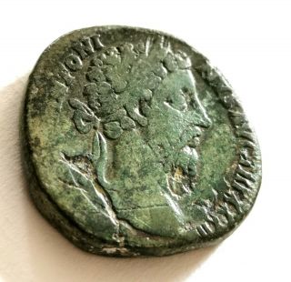 Monnaie Romaine,  Sesterce De Marc Auréle,  Felicitas,  Roman Coin,  Ric.  1227