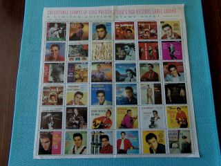 Collectible Stamps Of Elvis Presley 1950 