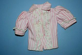 Vintage Madame Alexander Cissy Doll Pink Striped Blouse Boxed Extra 1957
