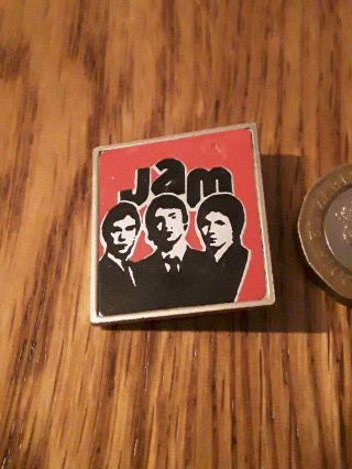 Vintage 1970/80s 32 Mm The Jam Badge Punk Weller Mods Badge Pin 35a