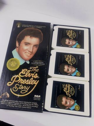 The Elvis Presley Story 8 - Track Tapes Boxed Set Of 3 Candlelite Music 60 Songs