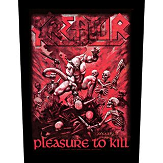 Kreator Pleasure To Kill 2002 Giant Back Patch 36 X 29 Cms Official Merchandise