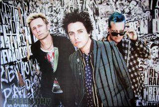 Green Day " Band Shot On Revolution Radio Wall " Poster From Asia - Punk Rock Music