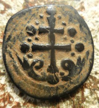 Patriarchal Cross Anonymous Folles.  Michael Vii,  1071 - 1078 Ad Class H