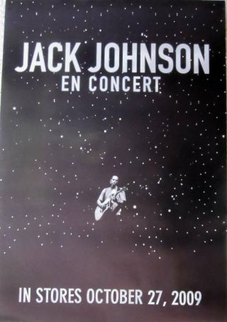 Jack Johnson - En Concert Promo Poster [2009] Vg,