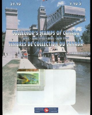 April To June 1998 Quarterly Issue Canada Stamps Cat $20