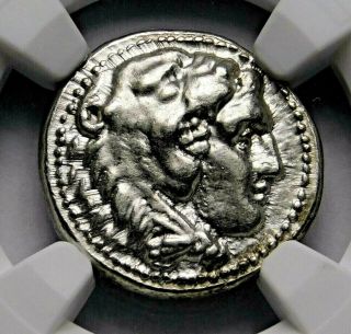 Ngc Au 4/5 - 4/5 Alexander The Great Stunning Lifetime Drachm Greek Silver Coin