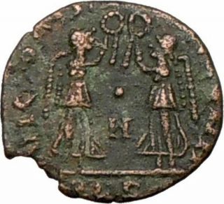 Constans Constantine The Great Son Ancient Roman Coin Victories I20435