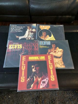 Set Of 5 Elvis Presley 1970 