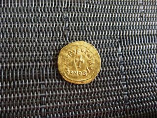 Rare BYZANTINE GOLD COIN FOCAS 602 - 610 AD TREMISSIS Constantinople 1.  24 g 3