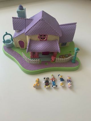 Vintage Disney Bluebird Polly Pocket Minnie Mouse Surprise Party House 1995