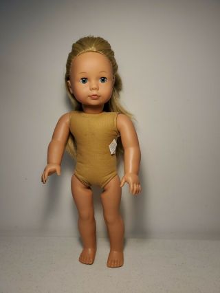 Gotz Puppe Doll 18 in blond blue sleeping eyes branded clothes lke American Girl 2
