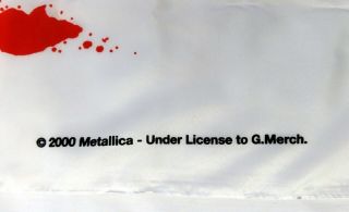 METALLICA ' One ' Printed Textile Poster Officially Licensed 2