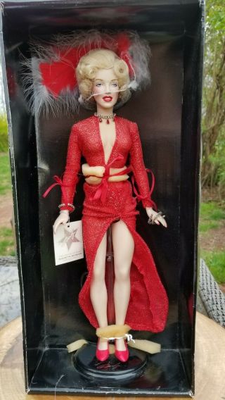 Franklin Marilyn Monroe Vinyl Doll Red Dress