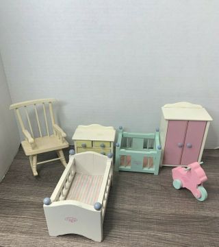 Hasbro 5 " Love A Bye Baby,  Playpen,  2 Dresser,  Baby Crib,  Rocking Chair And More