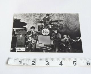 Beatles Live Blackpool Valex Smaller Postcard Photo Card 1963 V62 V 62