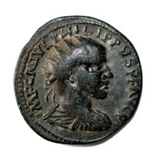 Empire Romain,  Philippe Ier L’arabe (244 - 249).  Dupondius De LÉgion.  Pisidie