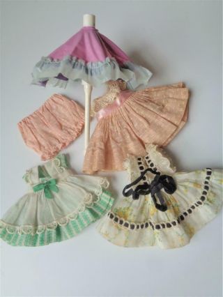 Vintage 1953 Vogue Ginny Lucy 39 June 41 Tiny Miss Doll Dress Tagged