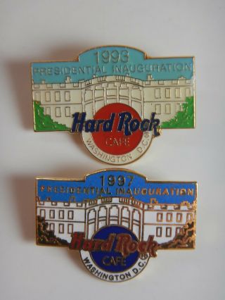 Hard Rock CafÉ Washington Dc 1993 1997 Presidential Inauguration Pins