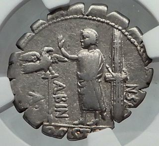 Roman Republic 81bc Rome Defeats Tribes Of Spain Province Silver Coin Ngc I60102