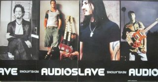 Audioslave 2008 Revelations 2 Sided Promo Poster Old Stock Chris Cornell