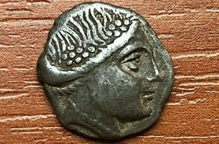 Euboea,  Histiaia 196 - 146 BC AR Diobol 