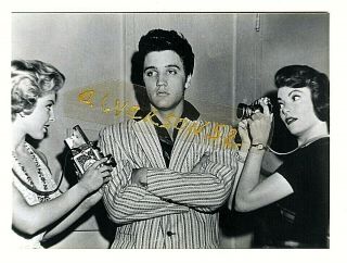 Elvis Presley Vintage B/w Mgm Studio Jailhouse Rock Photograph - June 7,  1957