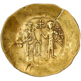 Byzantine,  John Ii Comnenus,  Electrum Aspron Trachy,  Constantinople,  1118 - 1143
