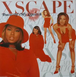 Xscape " Traces Of My Lipstick " U.  S.  Promo Poster - Tameka " Tiny " Cottle,  Wife Of T.  I.