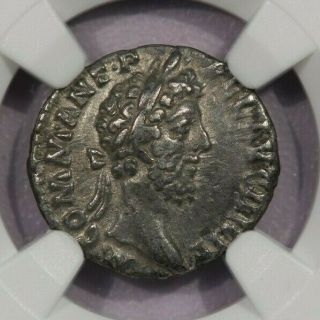 177 - 192 Ad Ar Denarius Roman Empire Ngc Ch Vf Commodus