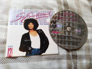 Whitney Houston - So Emotional 3 Track Cd Single 1987 Arista