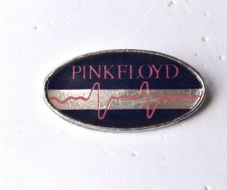 Vintage Pink Floyd Metal Pin Badge.  Prog Rock Music Band Clubman