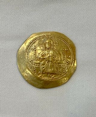 Michael Vii Ducas Gold Histamenon Nomisma Constantinople 1071 - 1078 Ad Xf