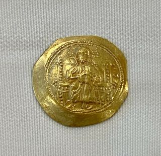 Michael VII Ducas Gold Histamenon Nomisma Constantinople 1071 - 1078 AD XF 2