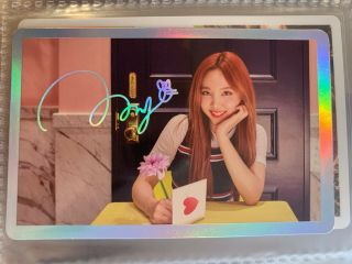 Twice 4th Mini Album Signal Holo Nayeon Photo Card Official