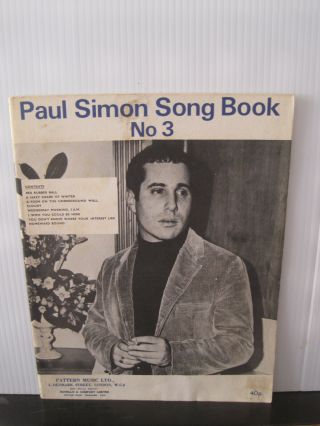 Paul Simon Song Book No 3 Pattern Music Ltd Sheet Music Uk Post