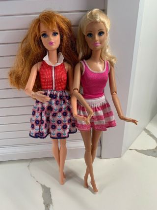 Barbie Life In The Dream House Barbie & Midge Set Rooted Eyelashes Articulated